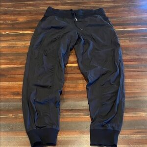 Women’s Black Lululemon Dance Studio Jogger Pants - Drawstring Waist
